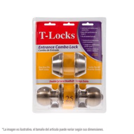 Toledo Locks - Cerradura De Pomo Con Cerrojo T871L312US5 - HTL83125