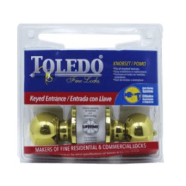 Toledo Locks - Cerradura De Pomo Con Llave CV1900AVUS3 - HTDCV19V5