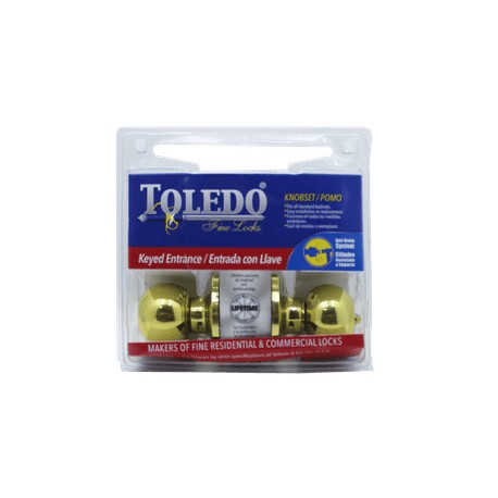 Toledo Locks - Cerradura De Pomo Con Llave CV1900AVUS3 - HTDCV19V5