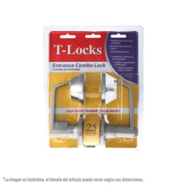 Toledo Locks - Cerradura De Pomo Y Cerrojo T431L301US32D - HTL431032D